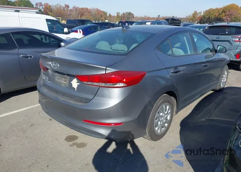 2017 Hyundai Elantra Se из США, поврежденный, VIN KMHD74LFXHU114494